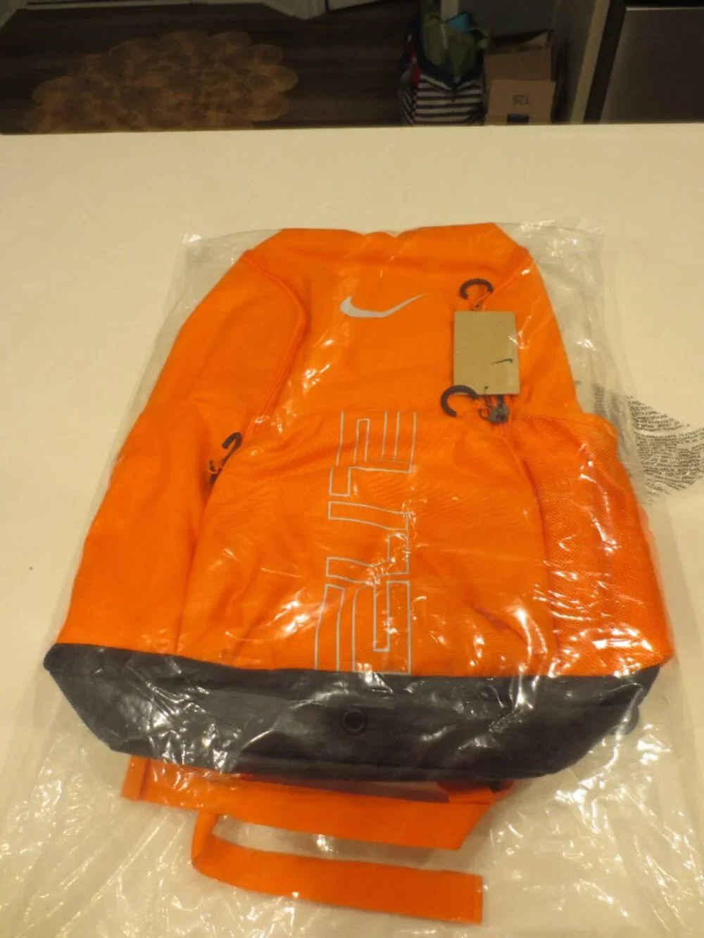 Nike Hoops Elite Basketball Backpack 32L Orange - School Bag - New w/ Tag